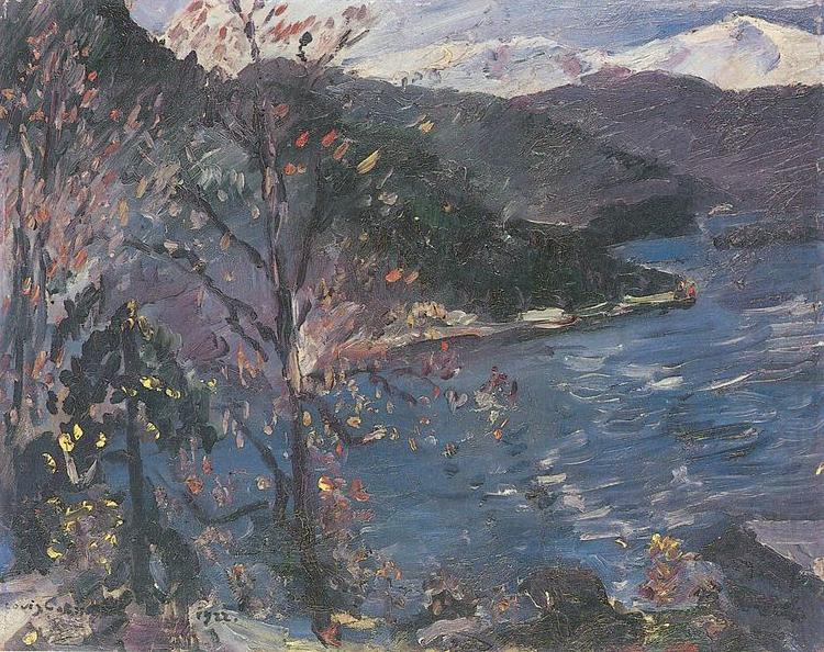 Walchensee im Herbst, Lovis Corinth